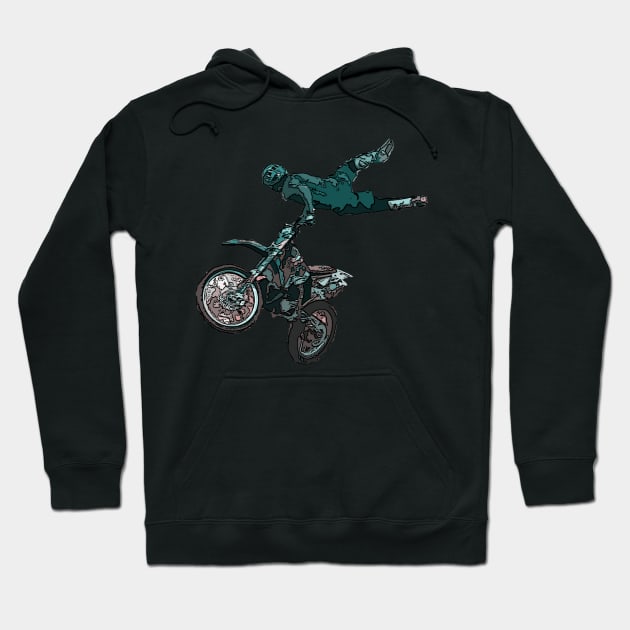 mx motocross Hoodie by rickylabellevie